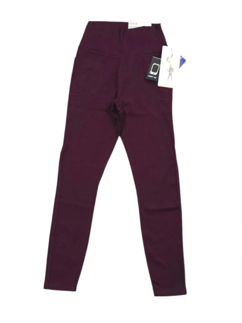 GOTTEX Inter-Luxe Slimming Contour Tummy Compression Leggings Pockets NWT X
